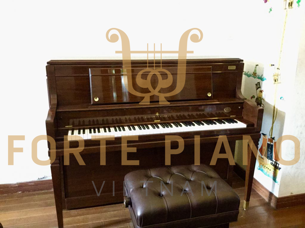 Steinway upright Sheraton Walnut Cty Piano Forte Viet Nam 2